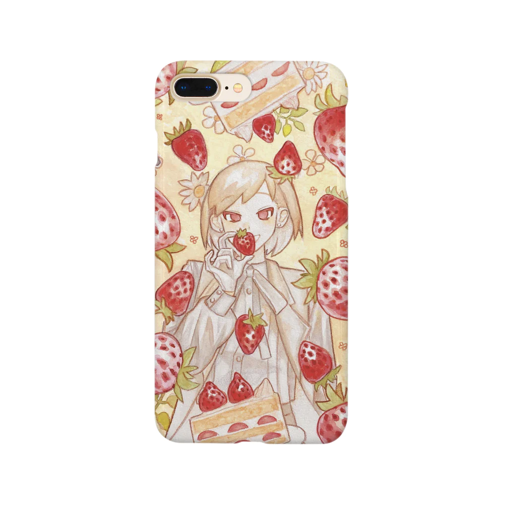 UZUOKIの苺 Smartphone Case