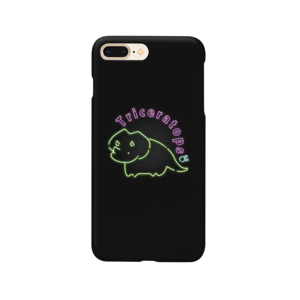 ゆるうさ工房のネオントリケラトプス Smartphone Case