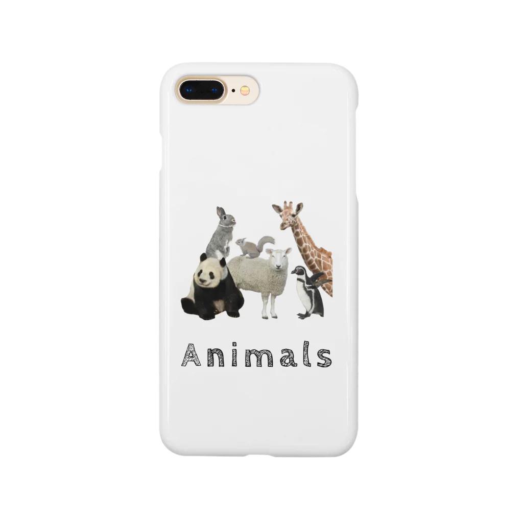 いきもの大好き！ほほえみフレンズの動物園が好きな人へ「アニマルズ」 Smartphone Case