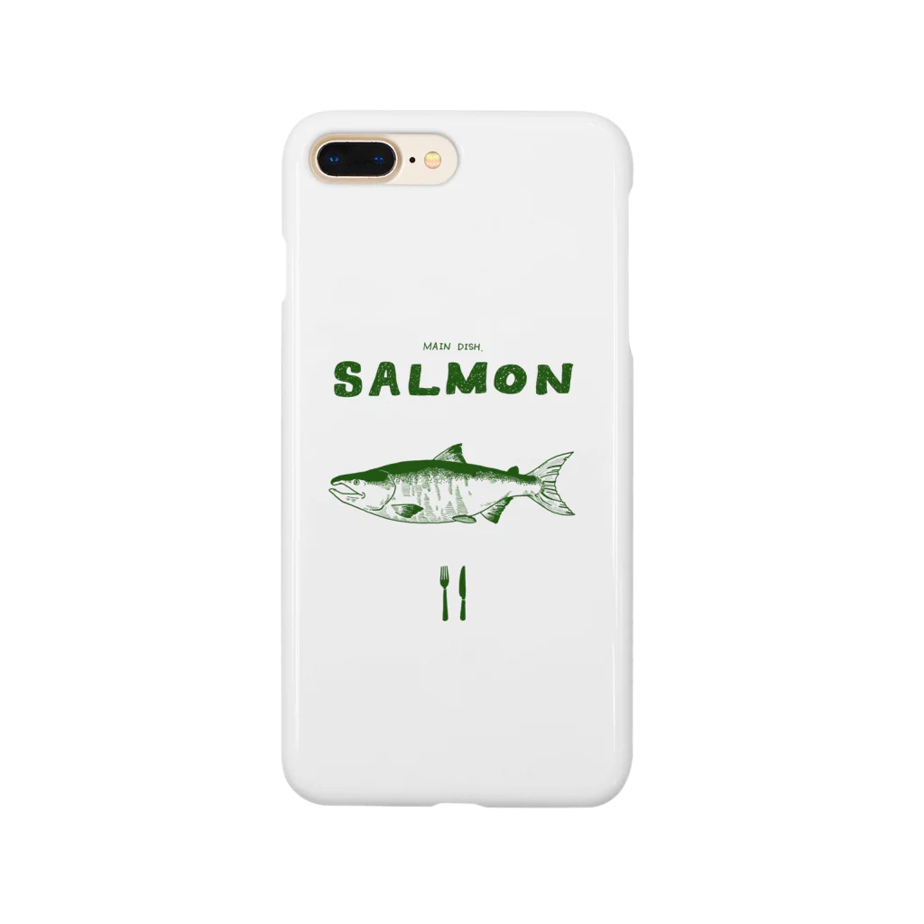 HINO DESIGN のSALMON MAIN DISH. スマホケース