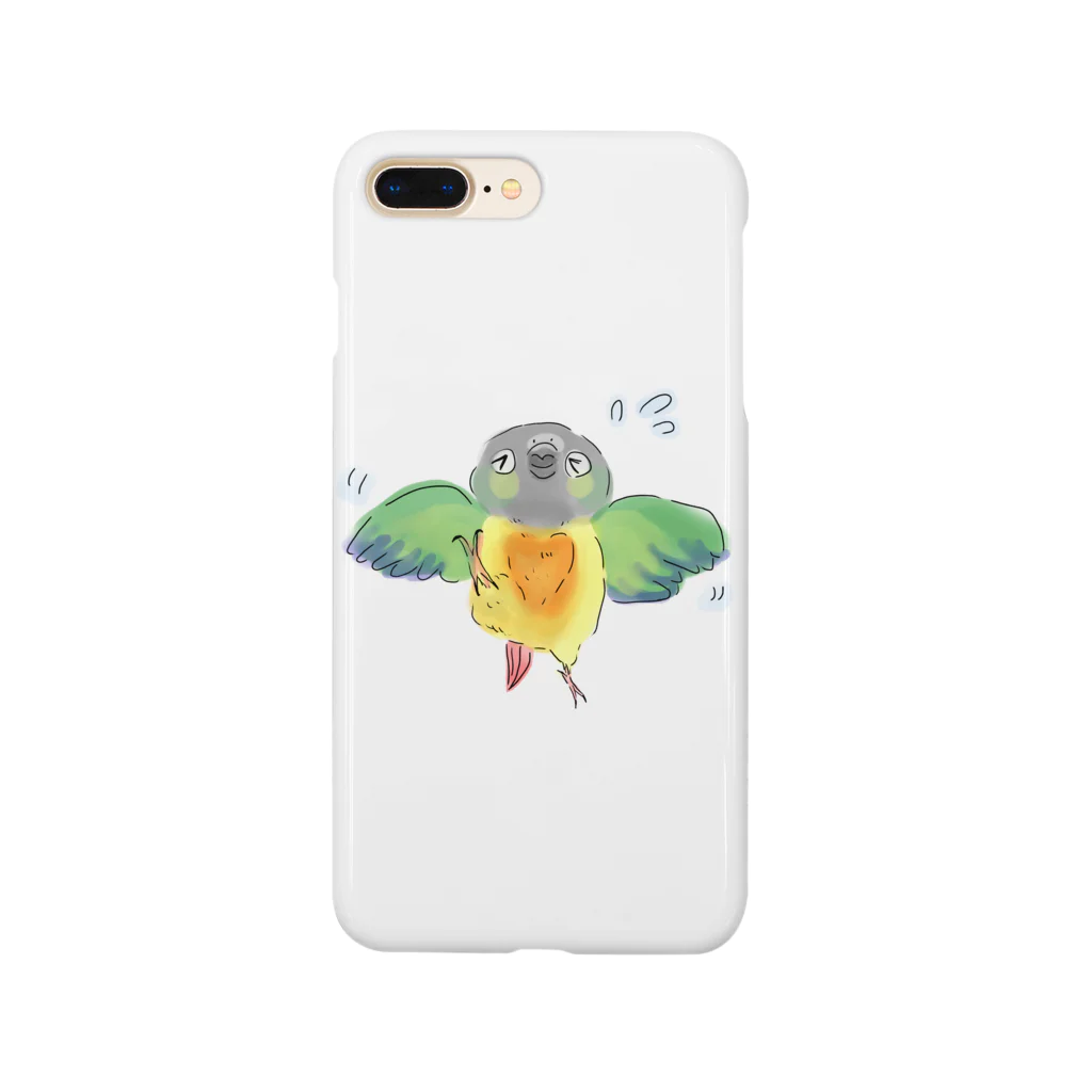 アキクサインコとウロコインコのこわがりウロコインコ Smartphone Case