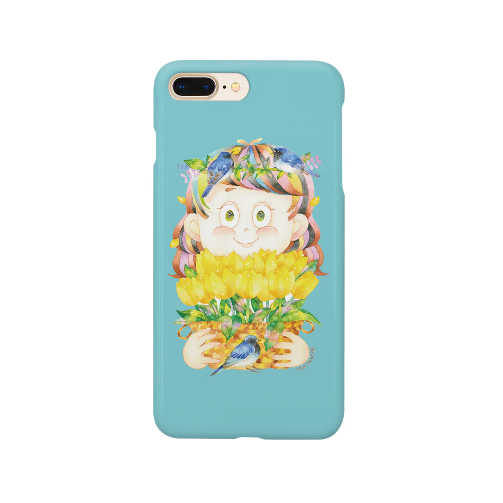 Takishoco Shopの黄色いチューリップ Smartphone Case