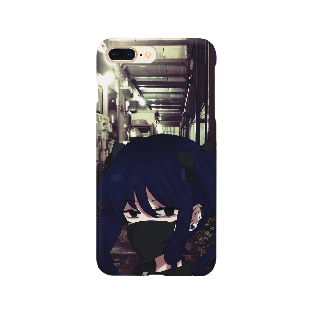 女子バレー部のガンつけ美少女/実家付き Smartphone Case