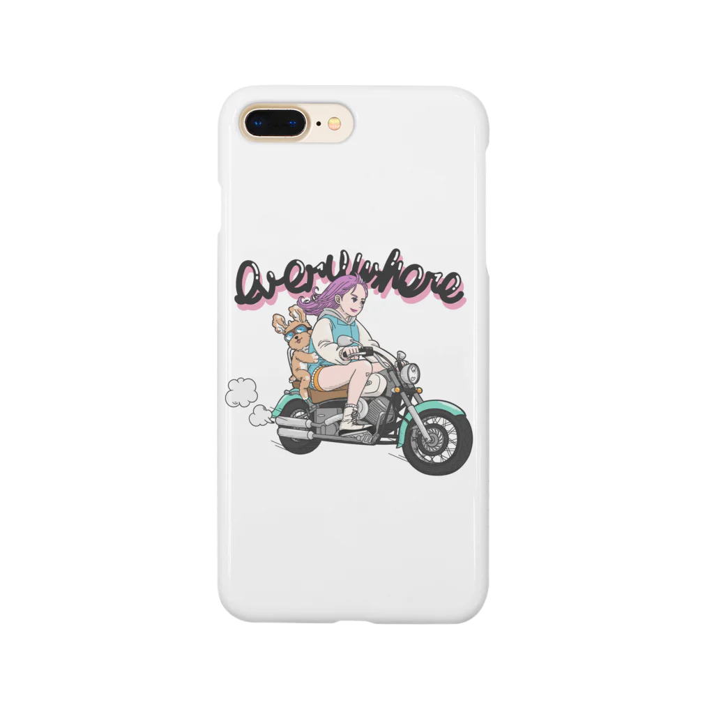 RIKAの【girl】biker2 スマホケース