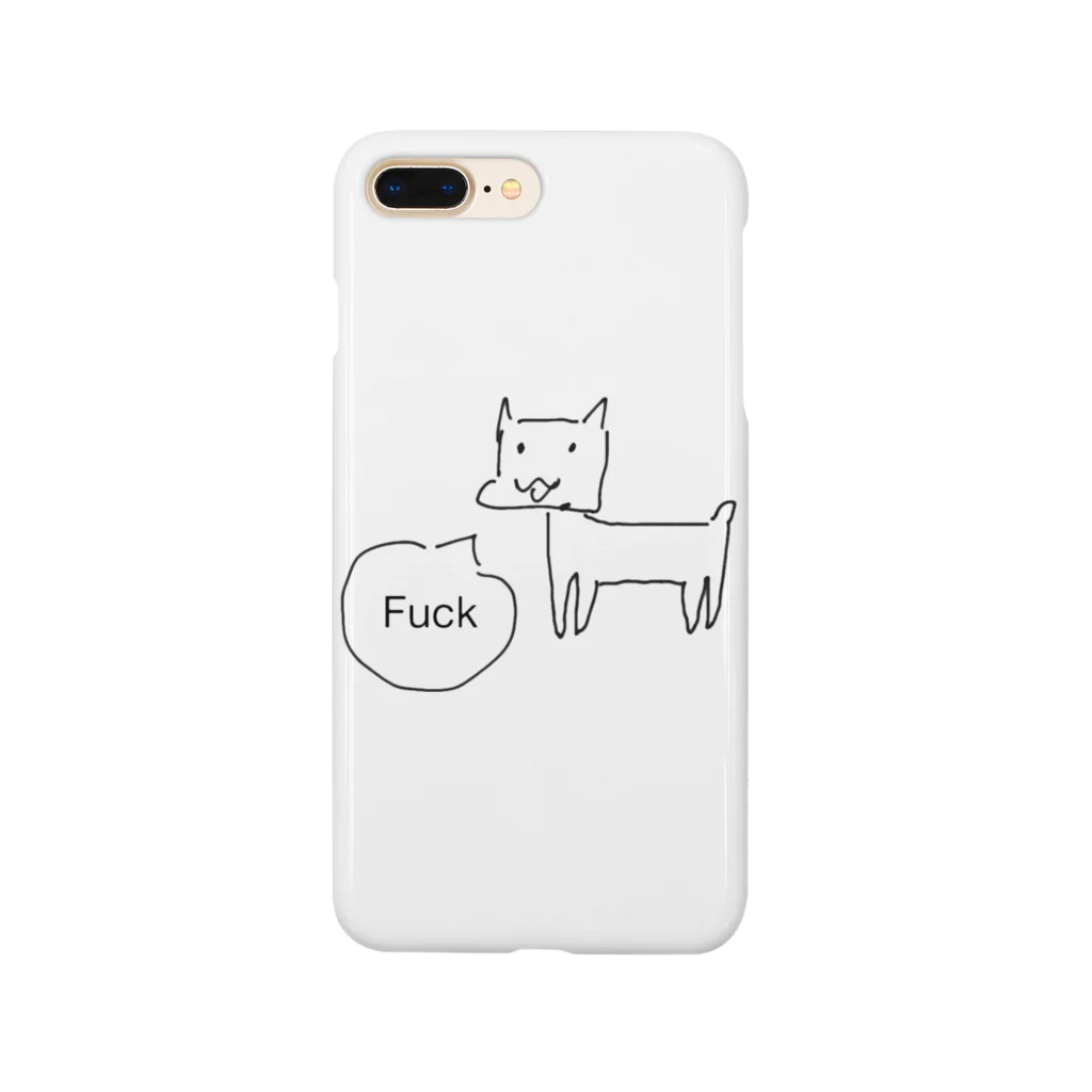 十文字のf＊ck dog スマホケース