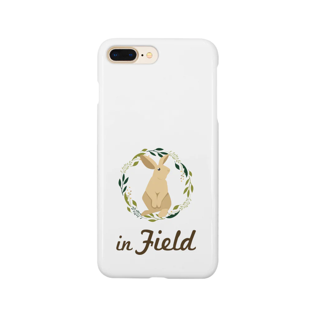 ウサギダイスキのin Field ロゴ Smartphone Case