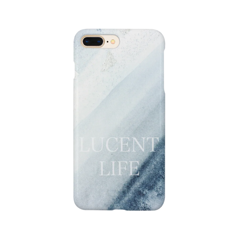 LUCENT LIFEのSumi - Silver leaf スマホケース