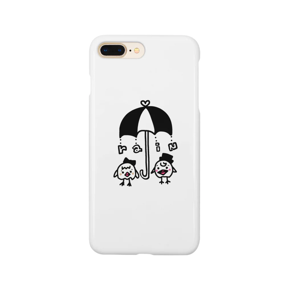 usa100のひよひよ相合傘 Smartphone Case