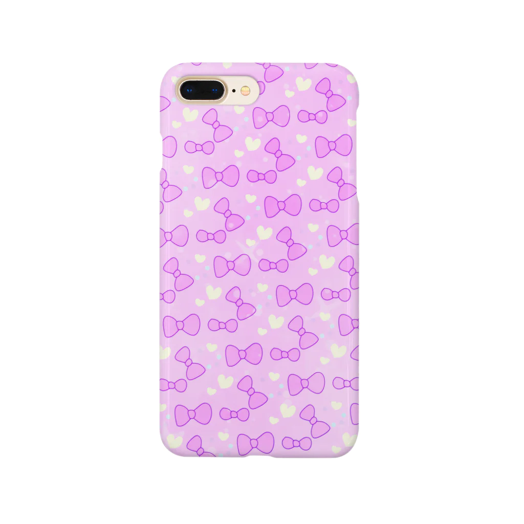 かわいいもののおみせ　いそぎんちゃくのゆめかわリボン柄 Smartphone Case