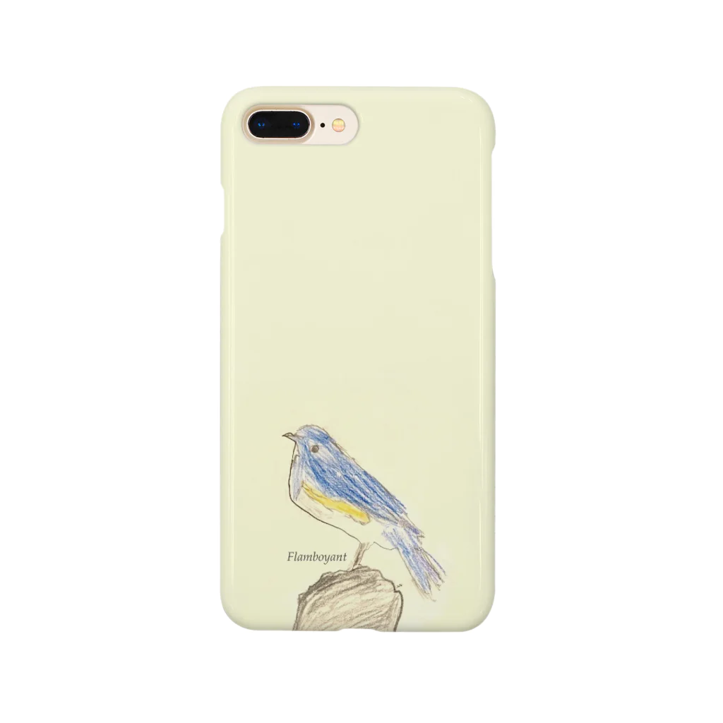 Flamboyantの幸せの青い鳥 Smartphone Case