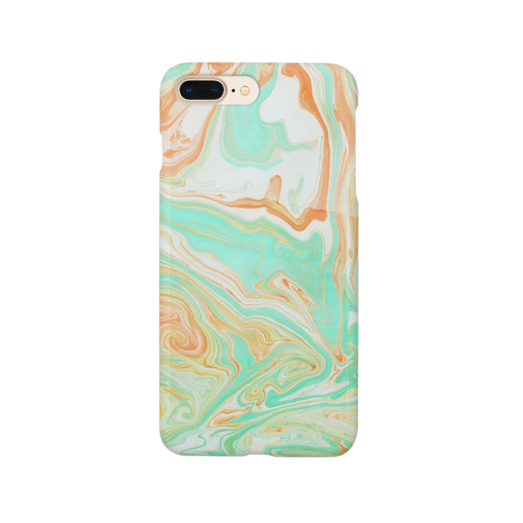 CORALBLACKのMARBLE COLOR ETHNIC スマホケース