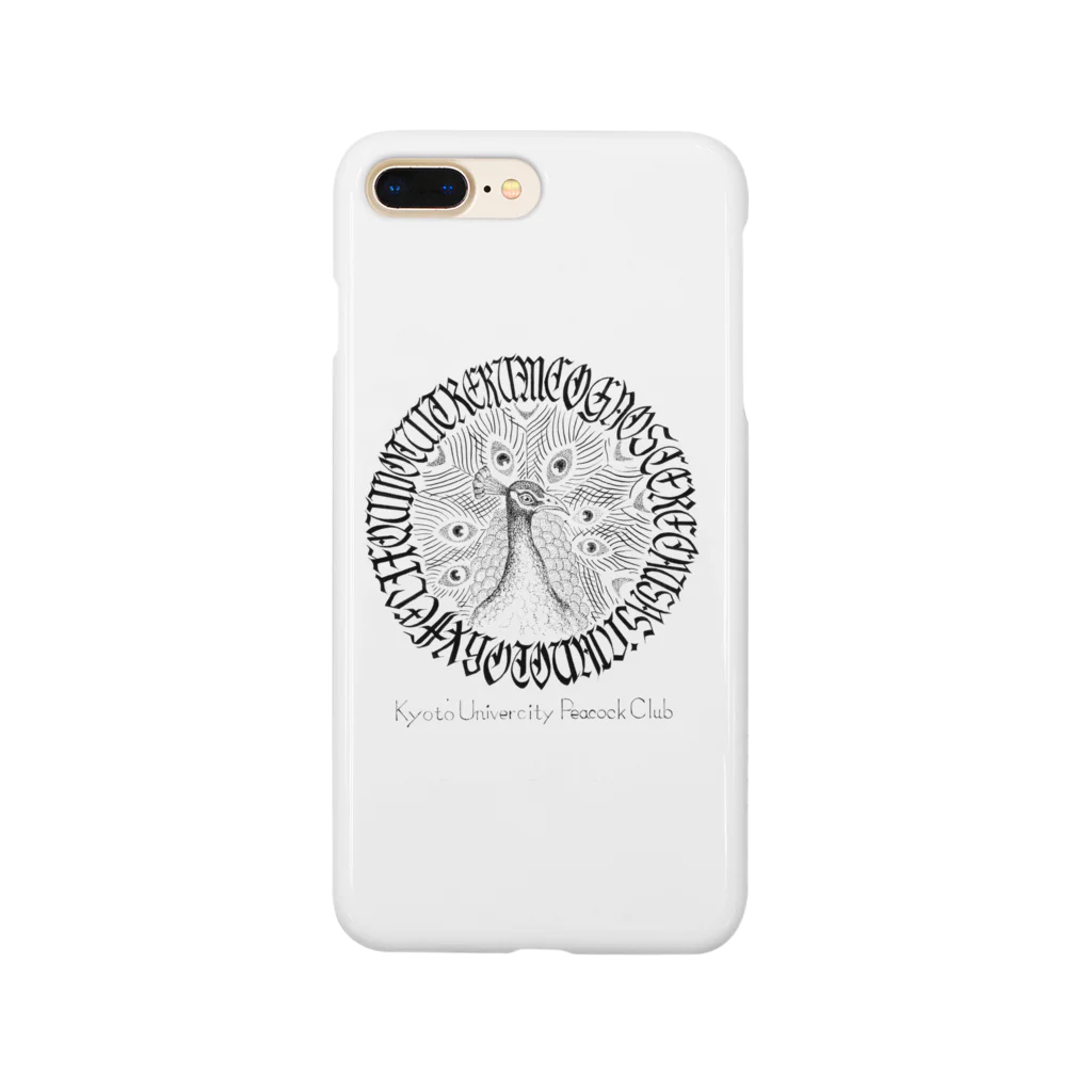 京都大学クジャク同好会のクジャク同好会エムブレム（ガチ） Smartphone Case