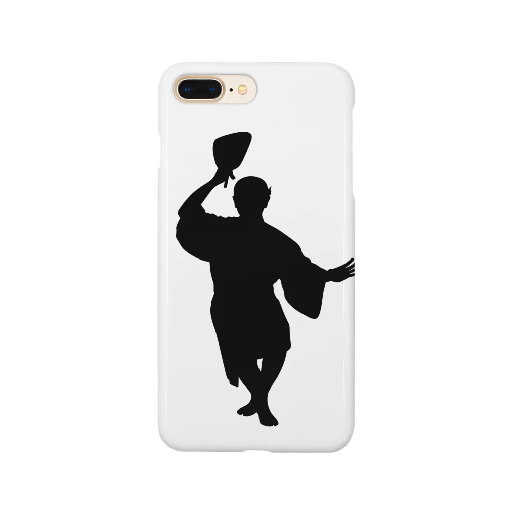 graficoの阿波踊り（男踊り・団扇） Smartphone Case