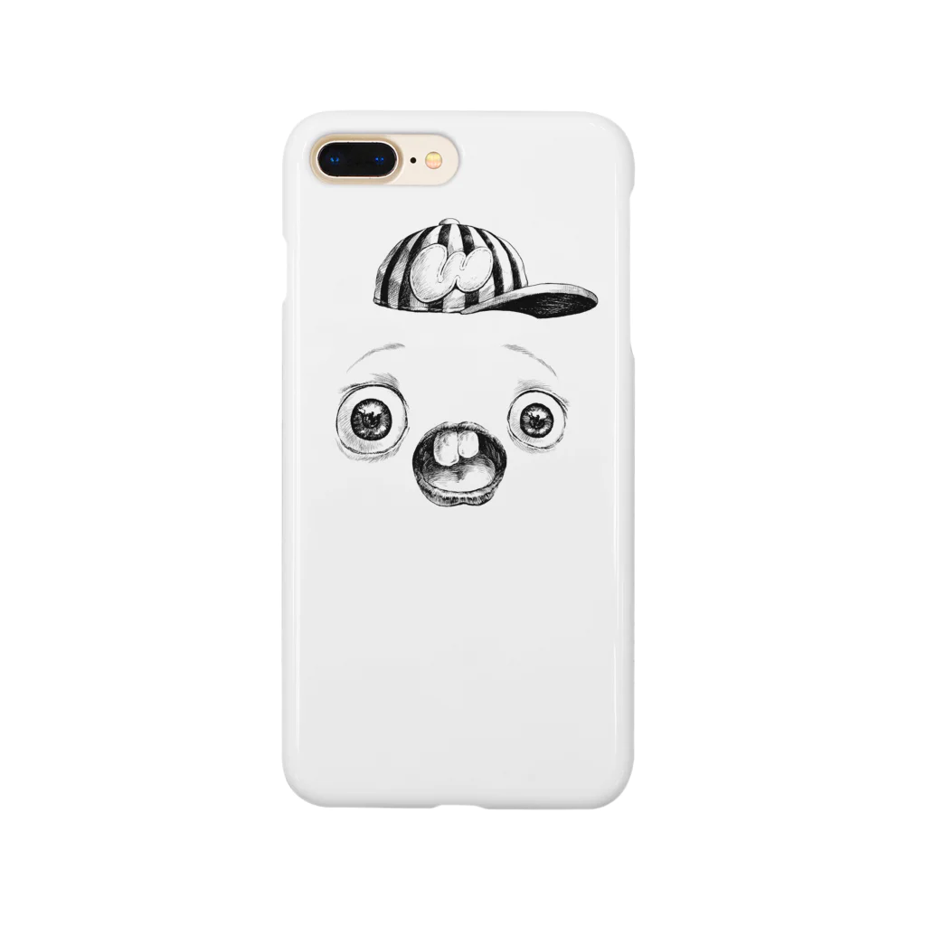 キャットタング鈴原のさちおくんの顔の写真 Smartphone Case