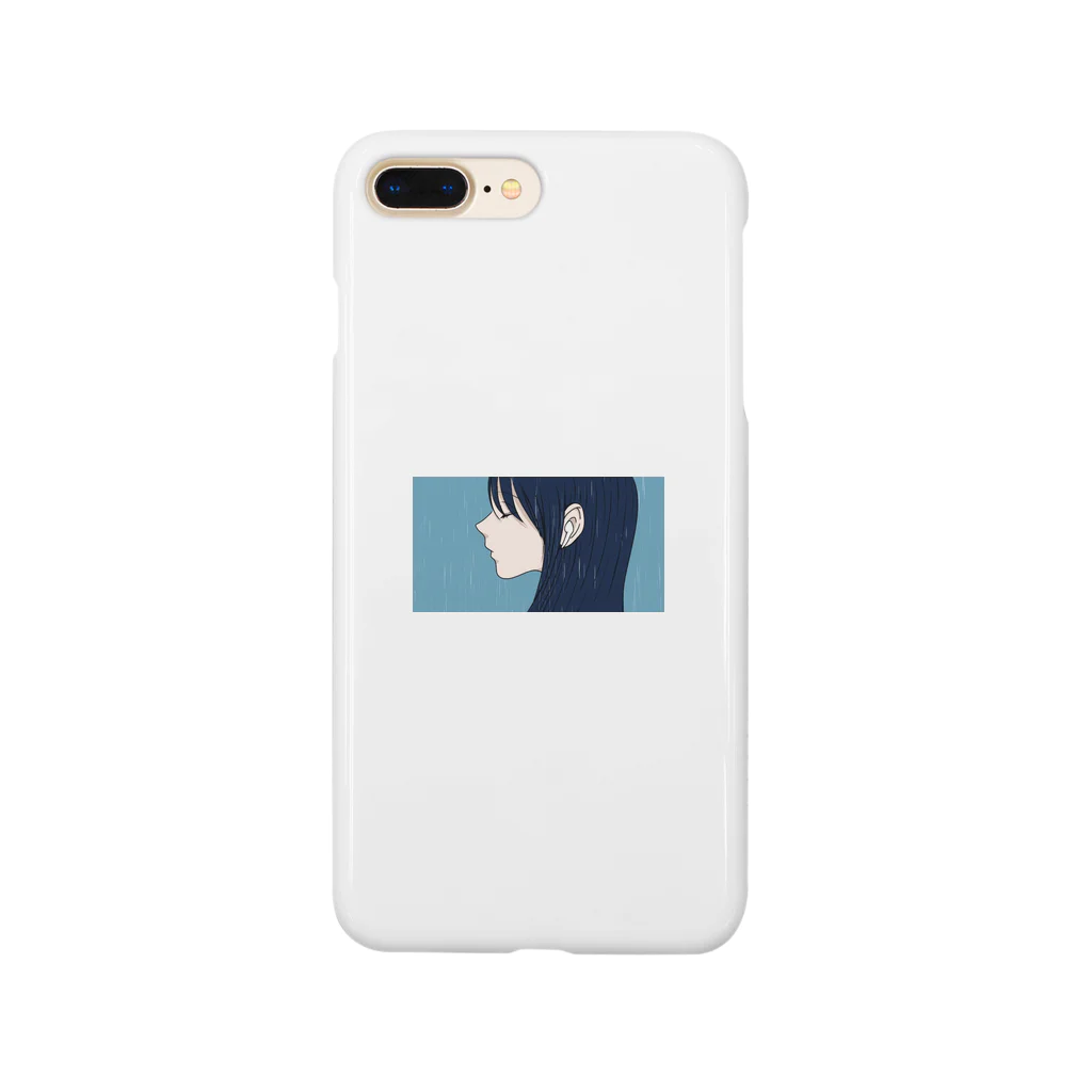 まりふぁなにゃんこの創作/ねことかつ丼のrain2021 Smartphone Case