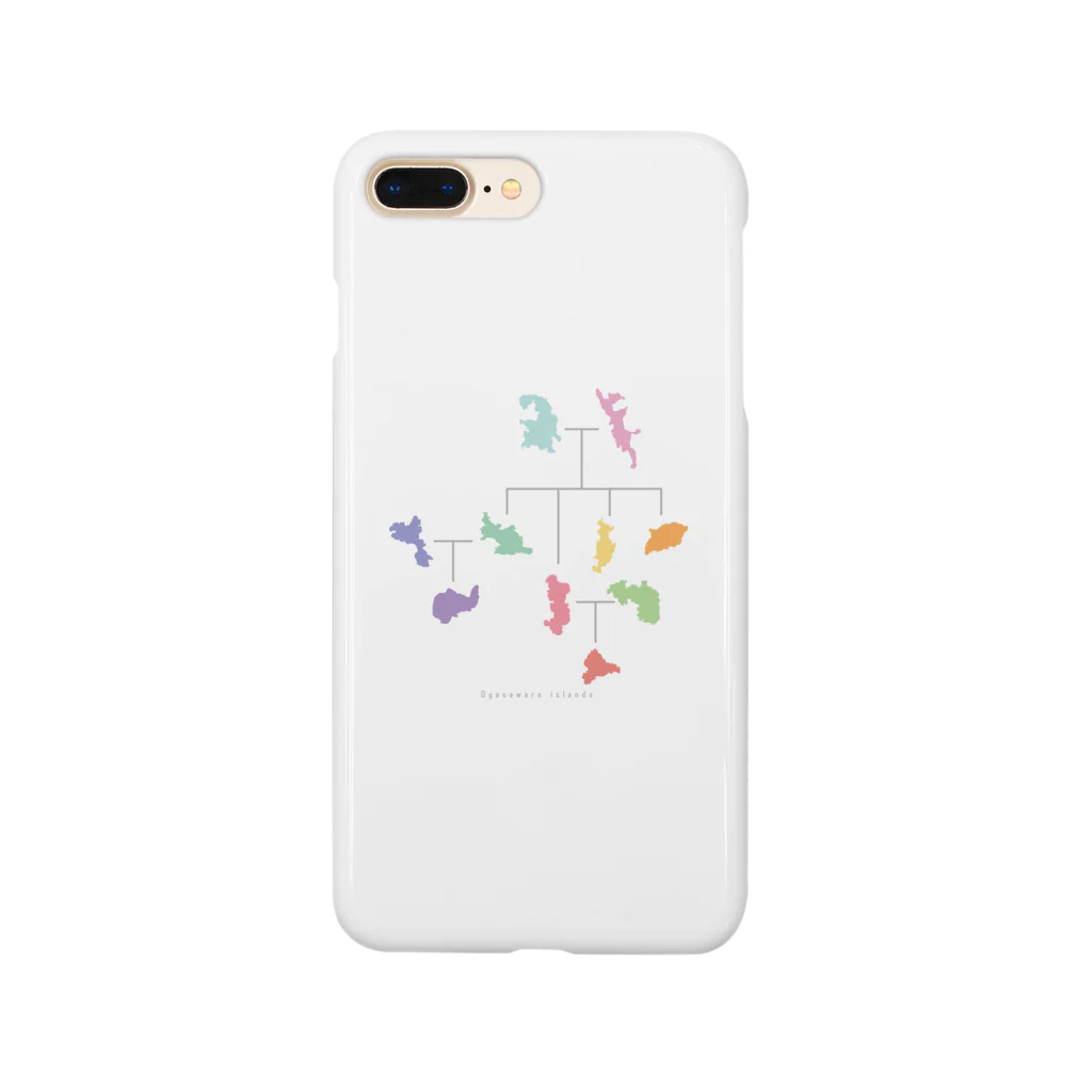 シマノカタチの小笠原家系図グッズ〈カラフル〉 Smartphone Case