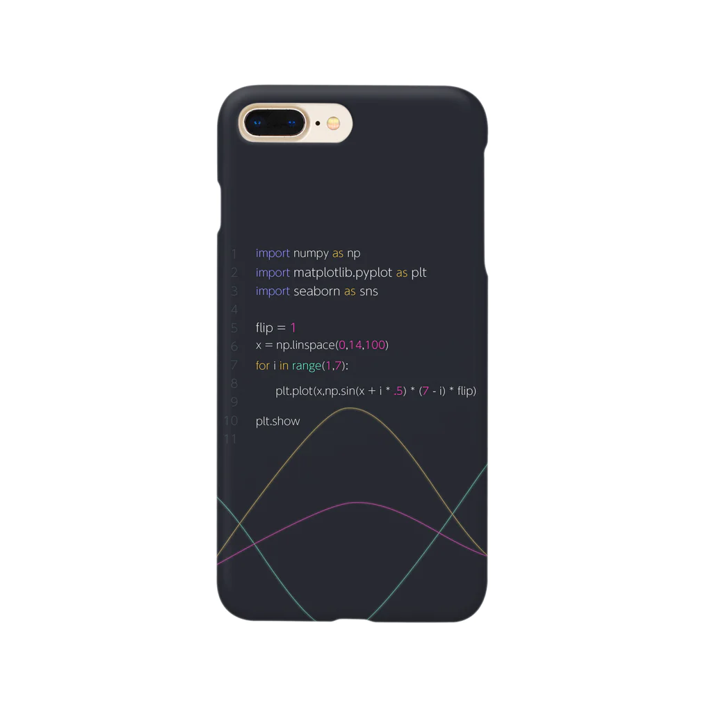 mikiyaxxxのプログラミングPythonスマホケース Smartphone Case