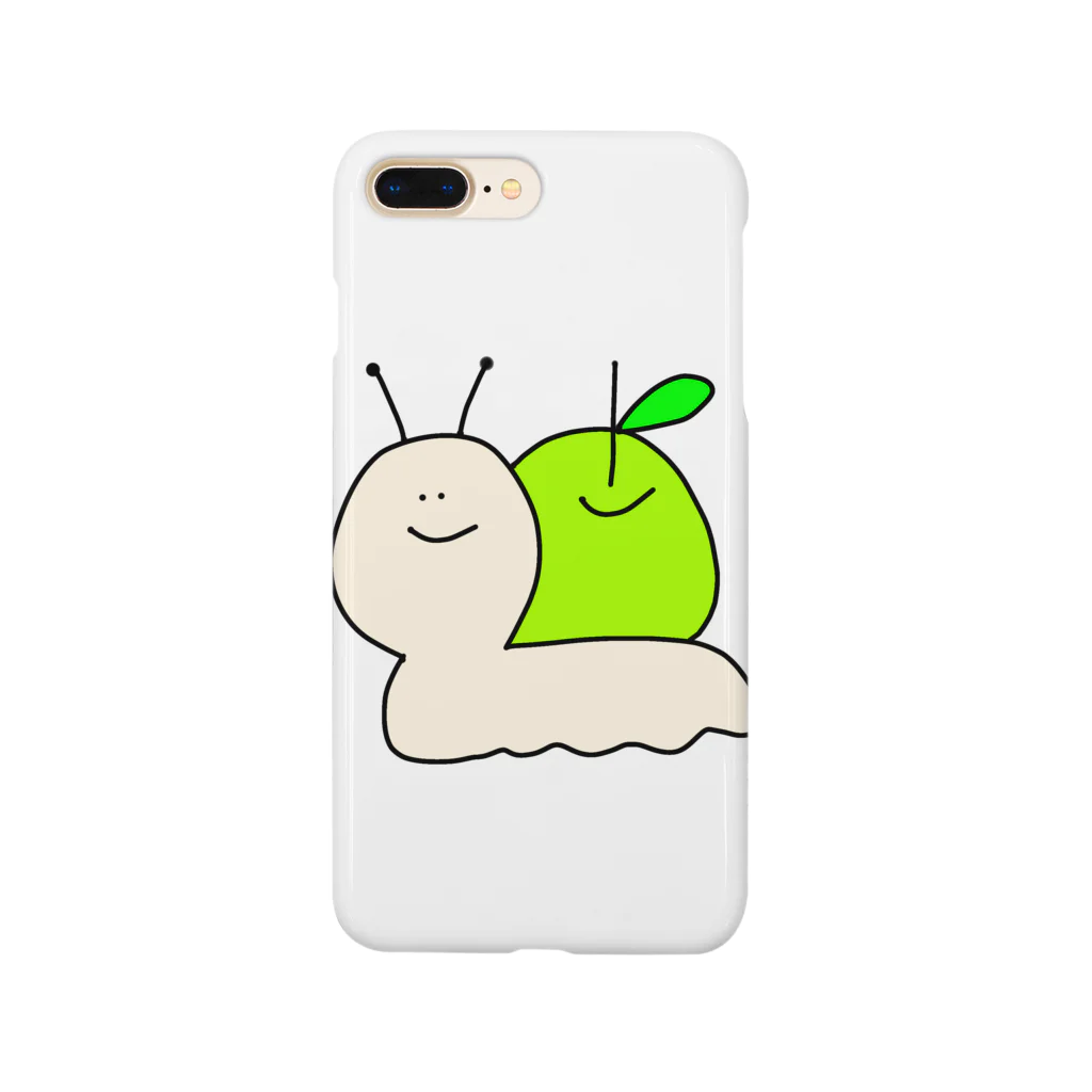 ゆるいもの倶楽部の🐌カタツムりんご🍏 Smartphone Case