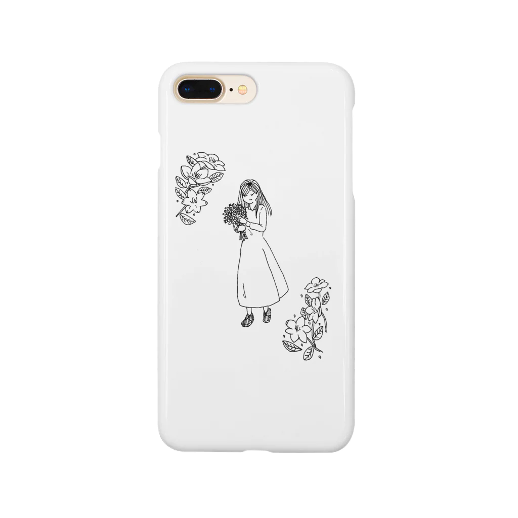 アトリエサイトウのクレマチスの彼女 Smartphone Case