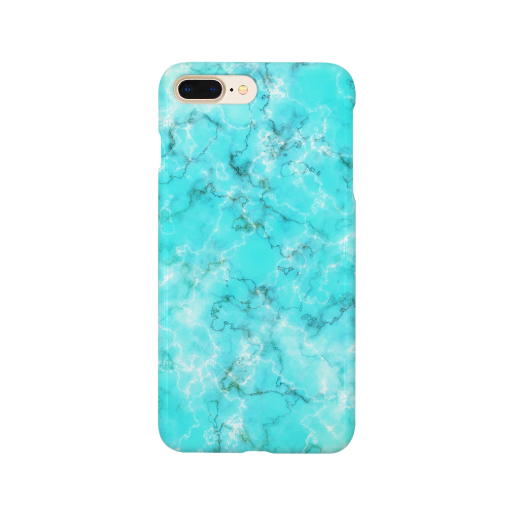 CORALBLACKのblue Smartphone Case