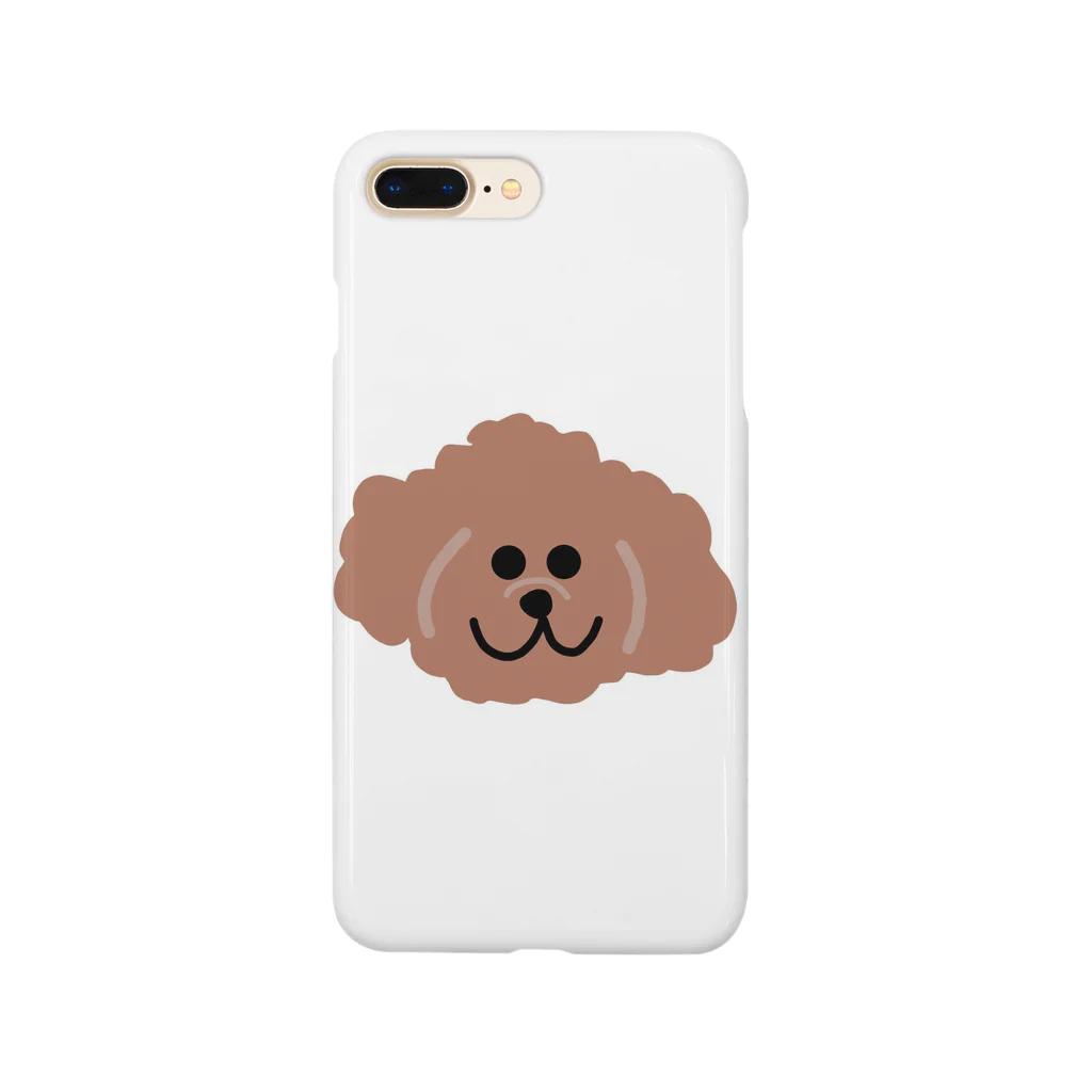 K__flower__kのもふもふプードルちゃん Smartphone Case