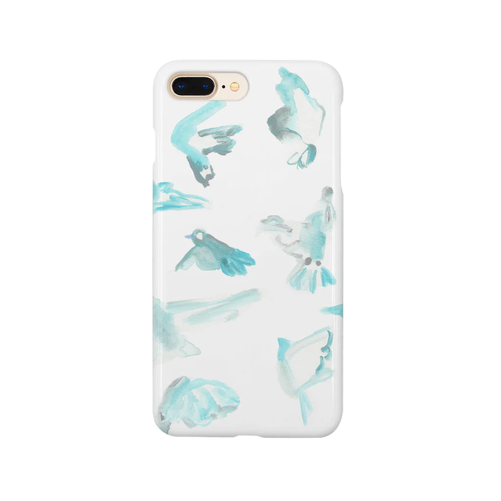 emi yamaguchi goods shopの青い鳥 Smartphone Case