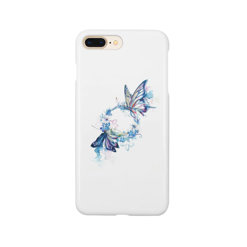 華涙(haru)goodsの羽化 Smartphone Case