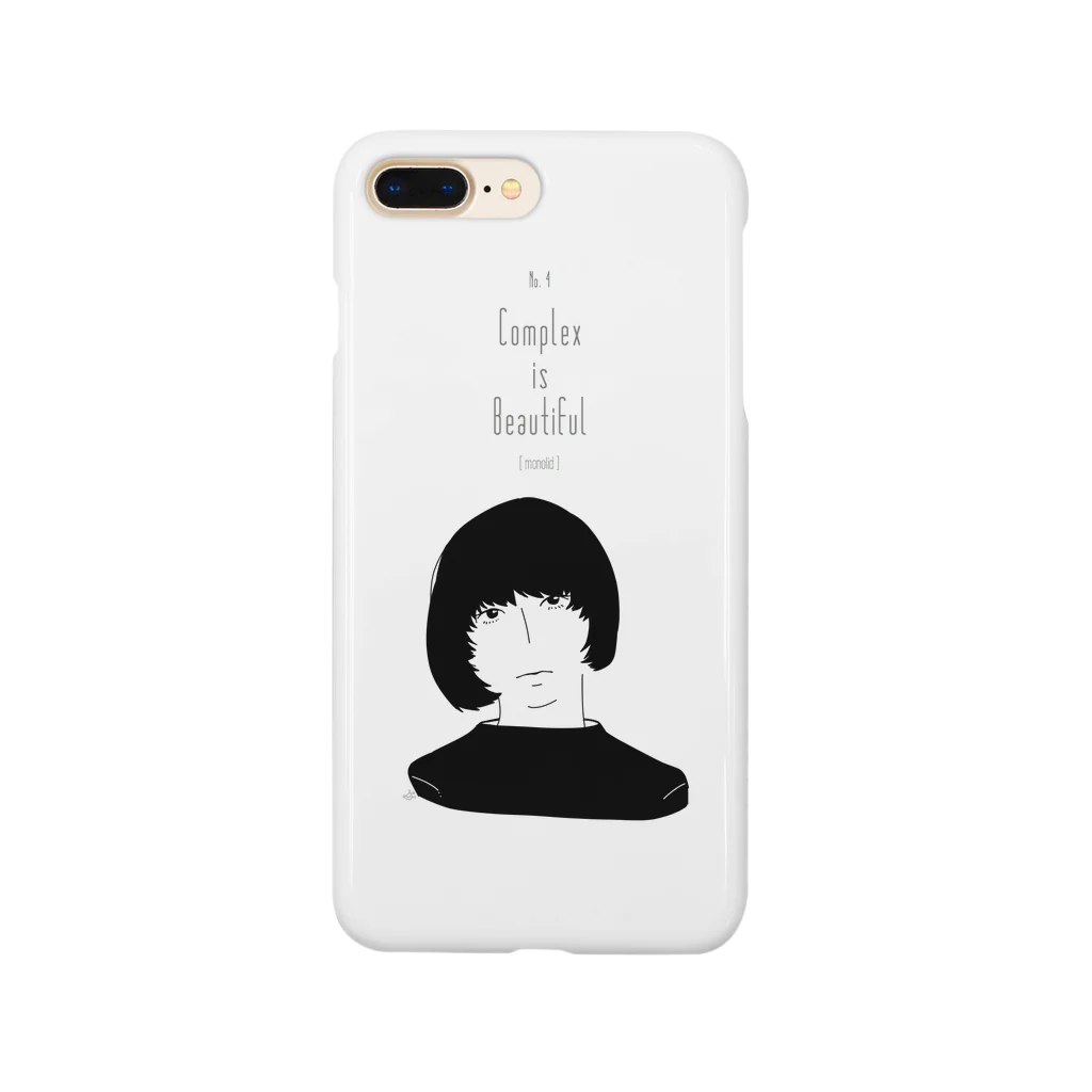 ぷんモールのmonolid  lady Smartphone Case