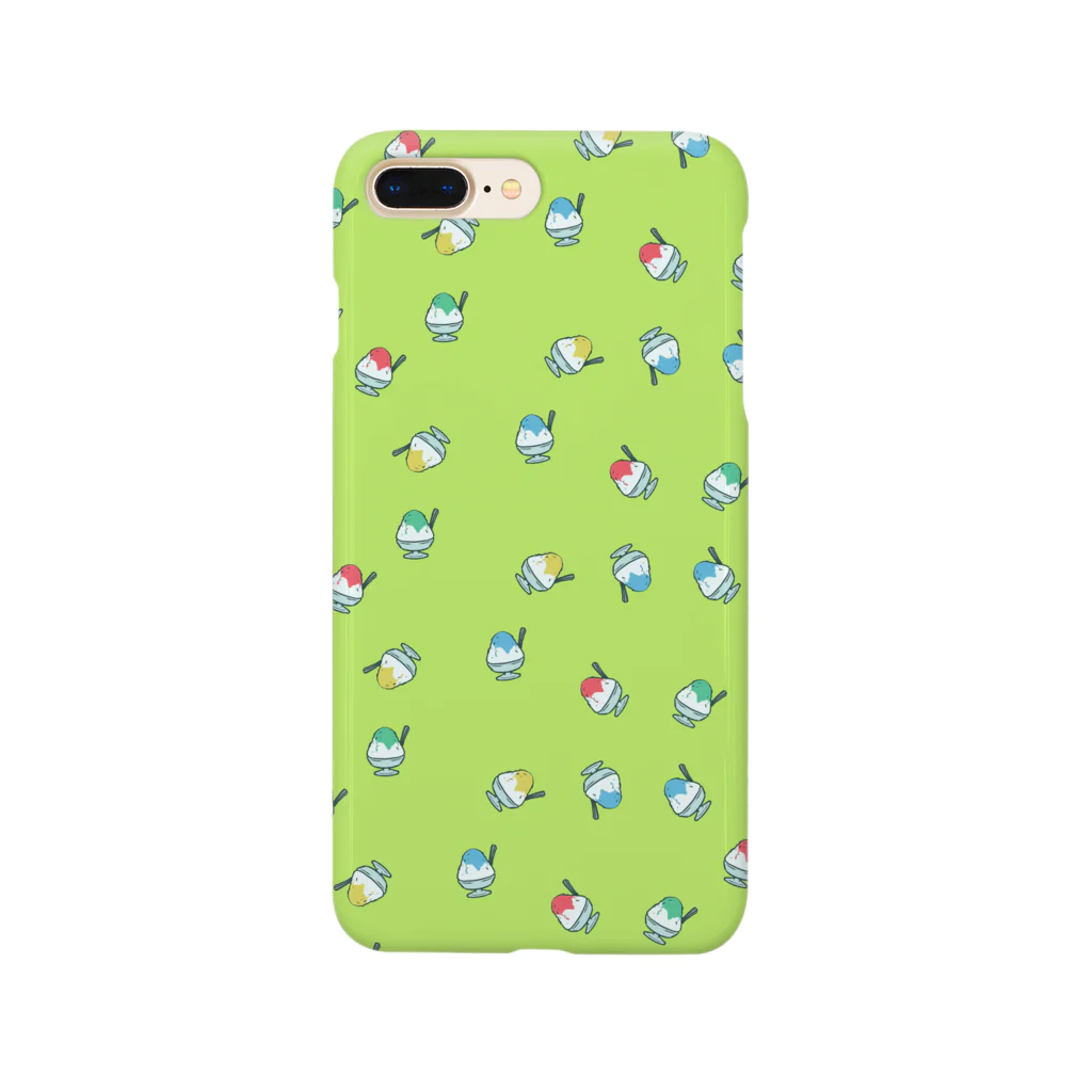 ぱたぱたぱたーんのカラフルかき氷柄 Smartphone Case