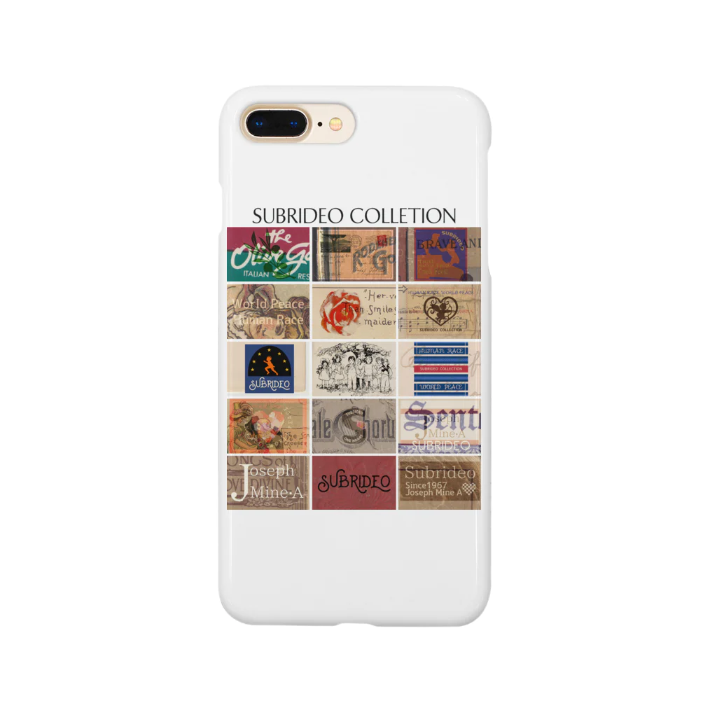 スブリデオのアンティークタグのコラージュ！ Smartphone Case