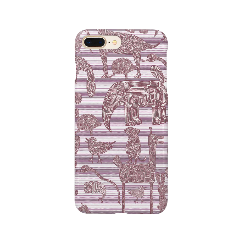 がうでぃ。のRED animals Smartphone Case