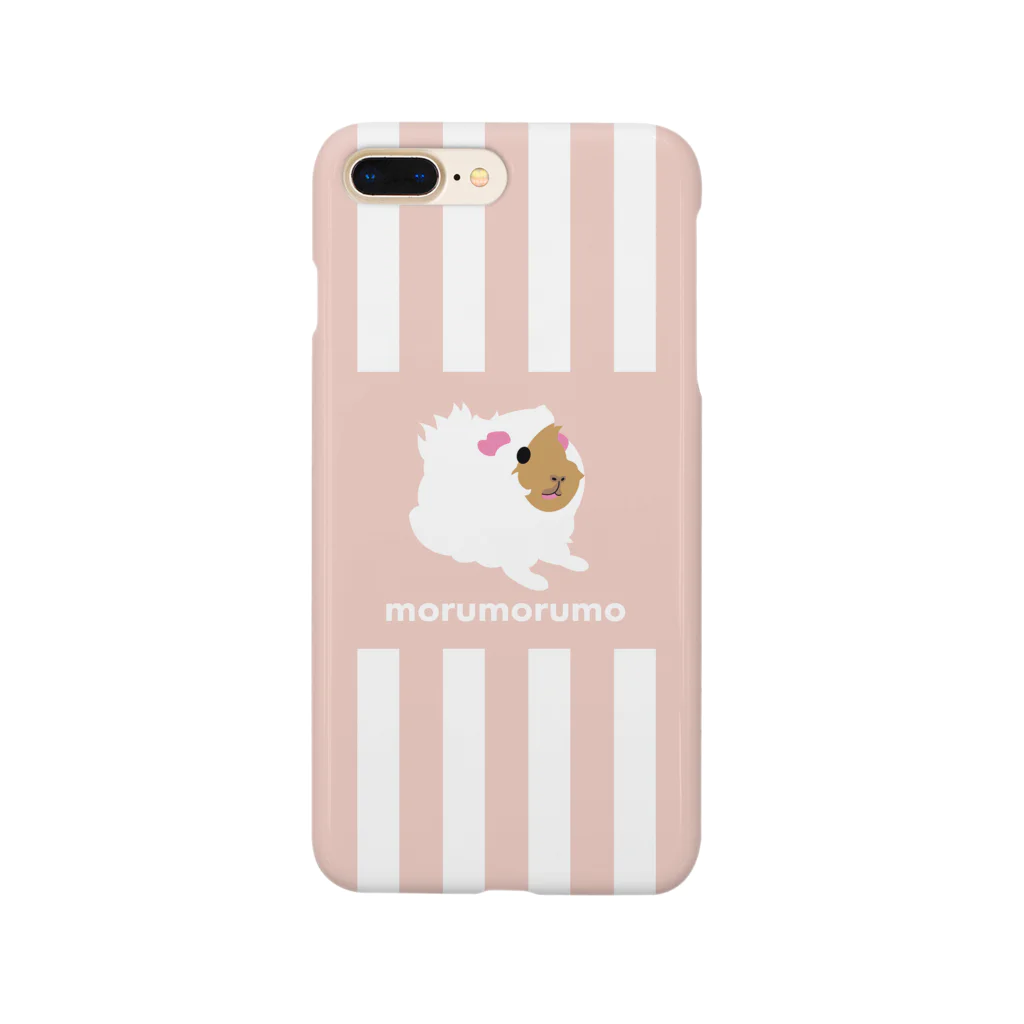 モルモットの家族　もるもるも　オリジナルグッズのモルモットのもこ　iphoneスマホケース Smartphone Case