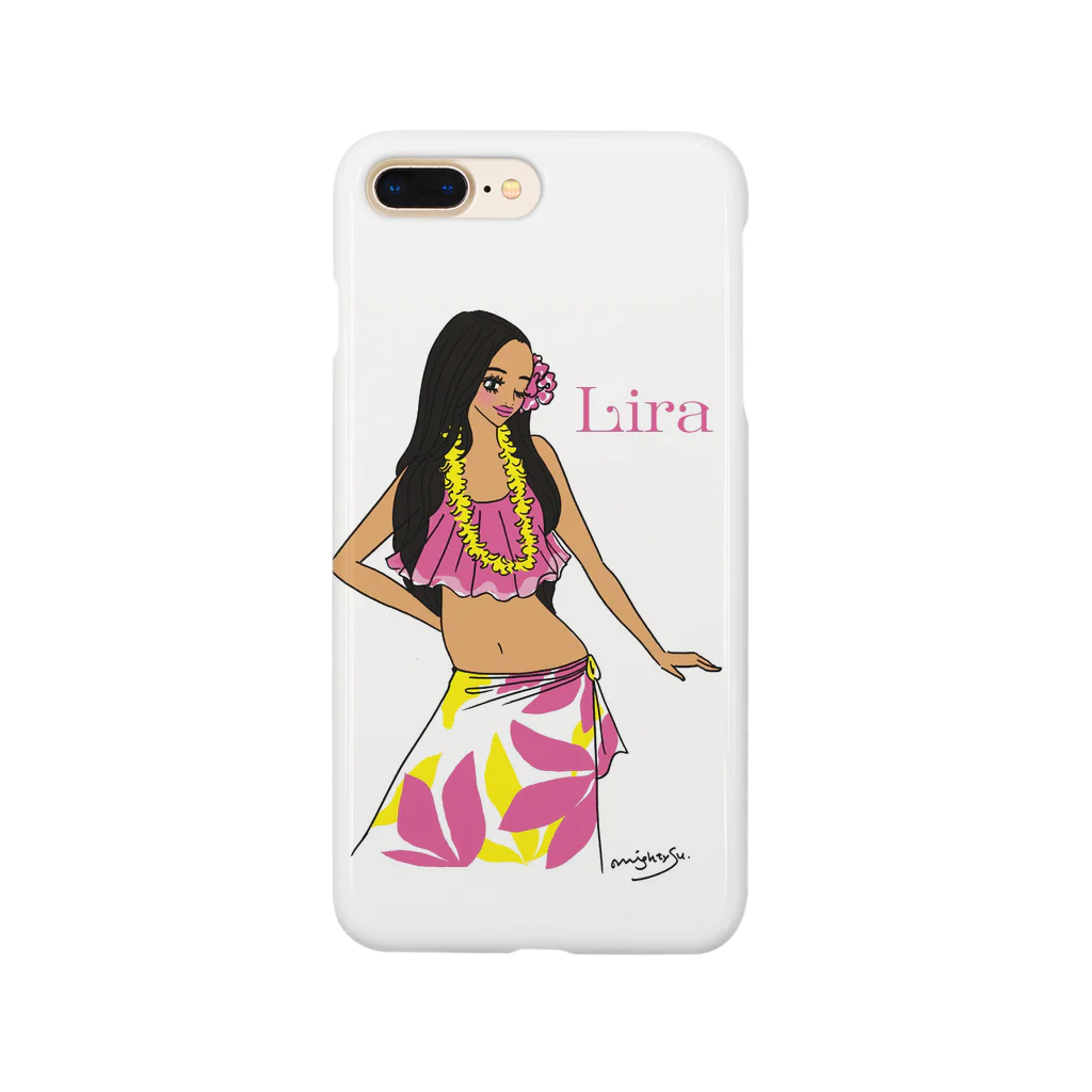 Mother of AlohaのHulagirl Lira Smartphone Case