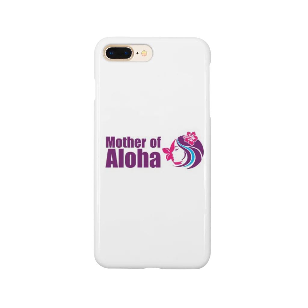 Mother of AlohaのMother of Aloha wahine pink Smartphone Case