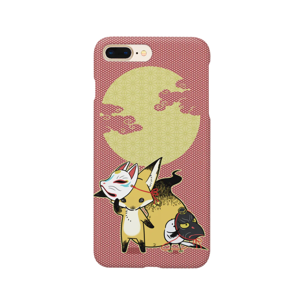 buchicoのようかいごっこ（赤） Smartphone Case