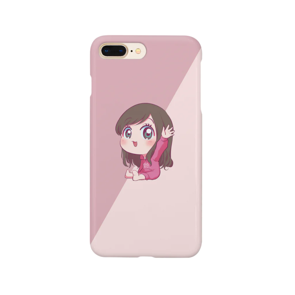 Layseeの隠し部屋のLayseeちゃん（pink） スマホケース