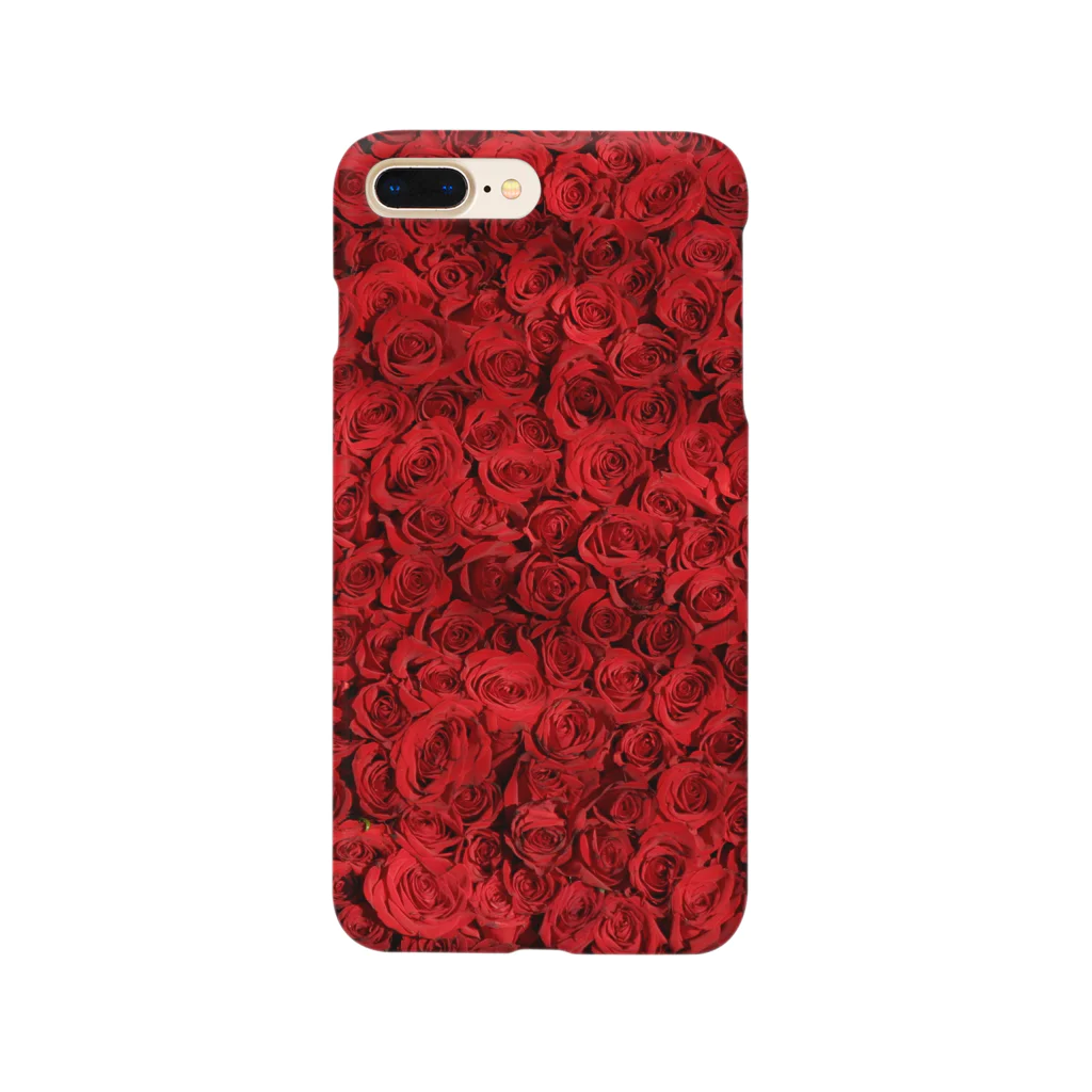 MAGIA.officialshopの赤い薔薇 Smartphone Case