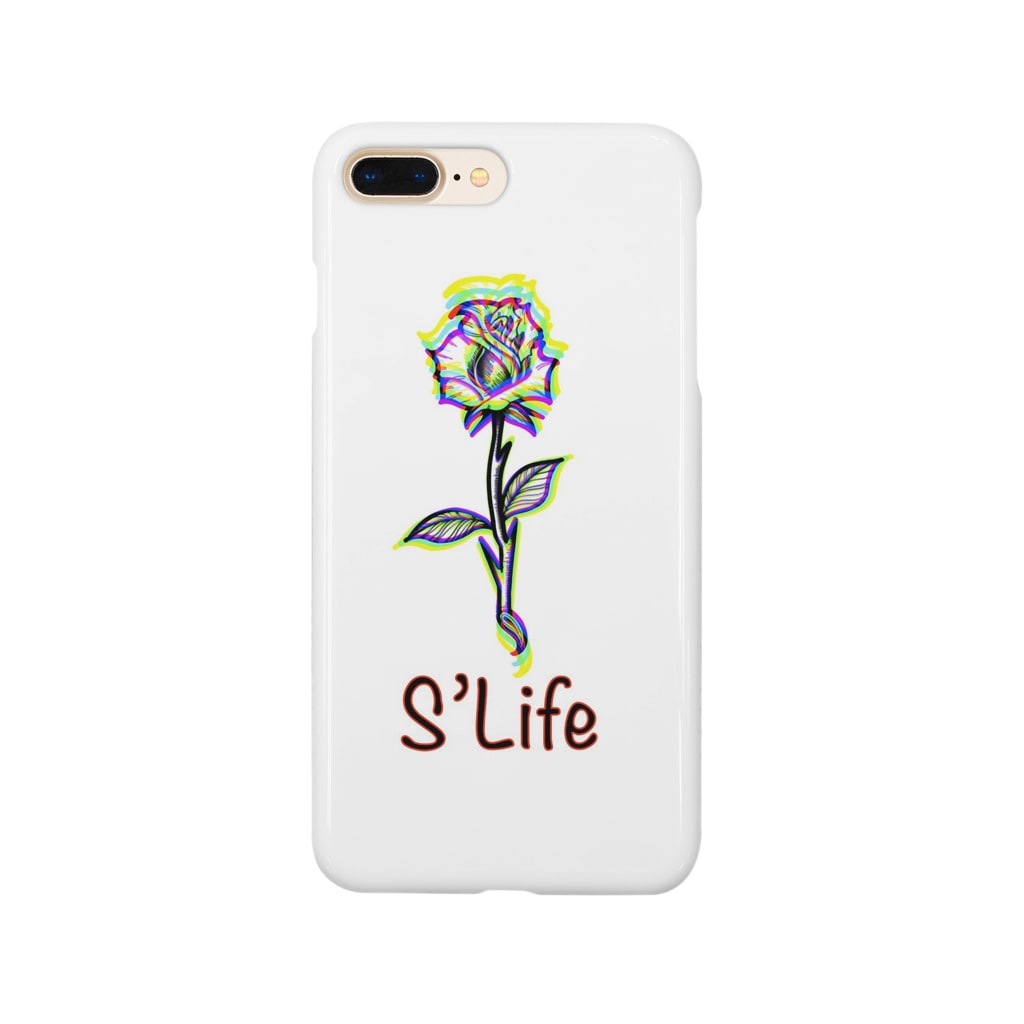 S.LIFEのボヤける薔薇 Smartphone Case