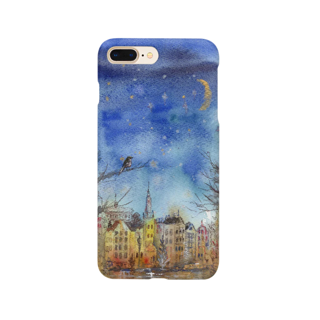 Mari Saasakiの藍色の夜 Smartphone Case