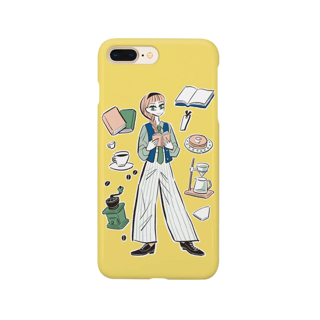 nawowow shopのBookworm Smartphone Case