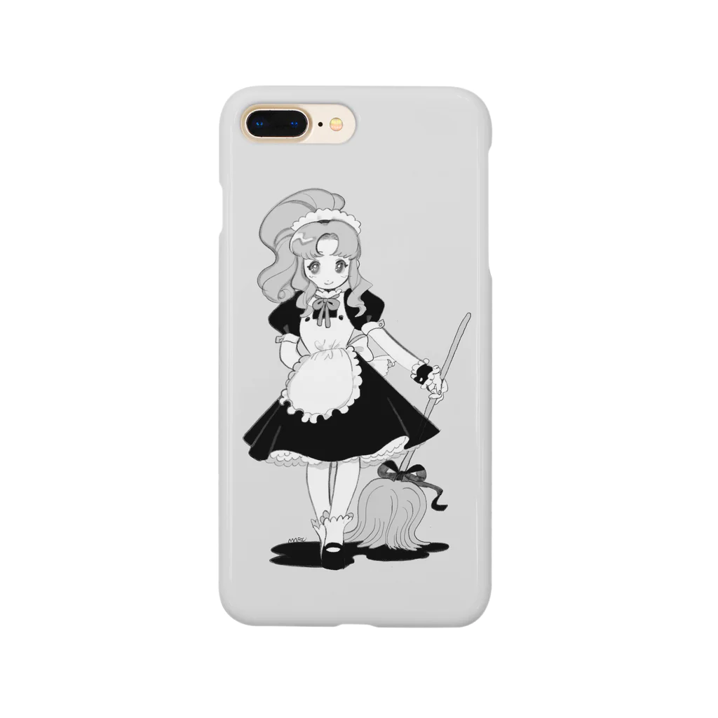 MARU AKARIのメイドガール Smartphone Case