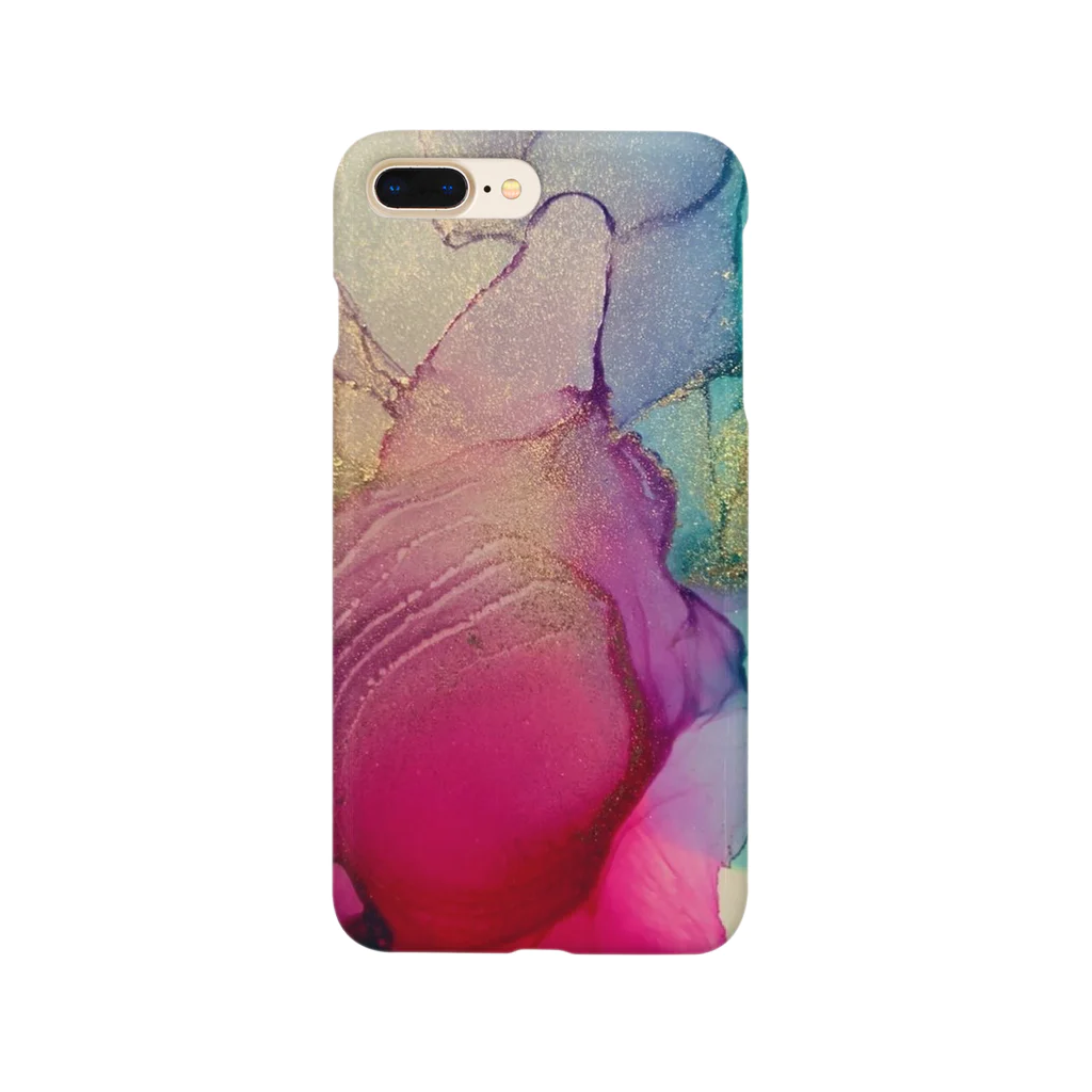 yun_yun_yuffyのAlcohol ink Art Design Session. Smartphone Case