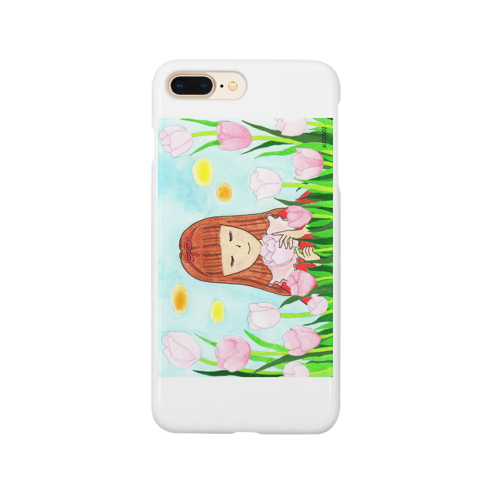 KIRARIの夢色雑貨屋さんの「ピンクダイヤモンドが咲く頃」 Smartphone Case