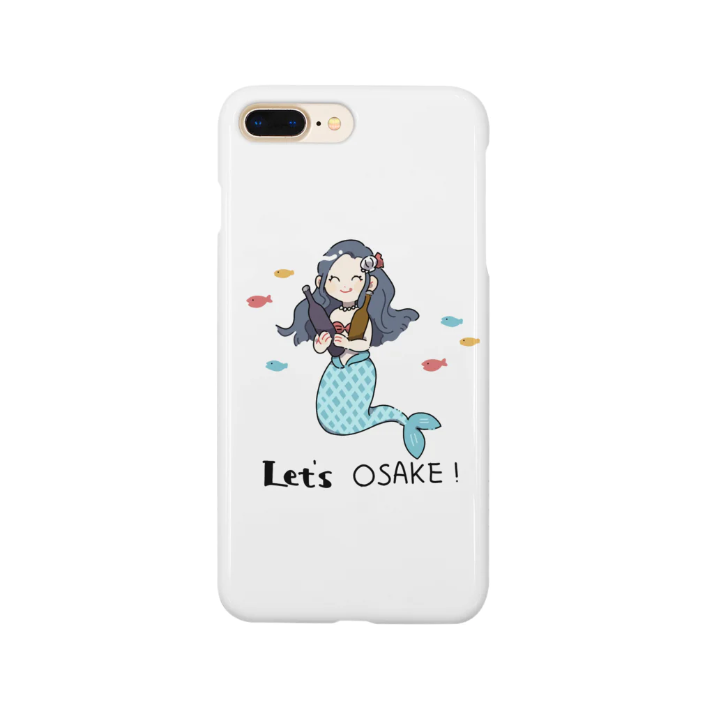 牛乳ラーメンの飲酒マーメイド Smartphone Case