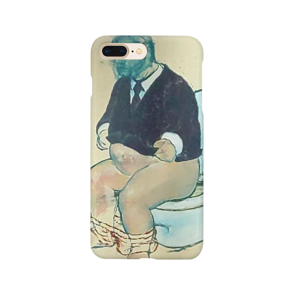 マキロン9shopのウンコするおっさん。 Smartphone Case