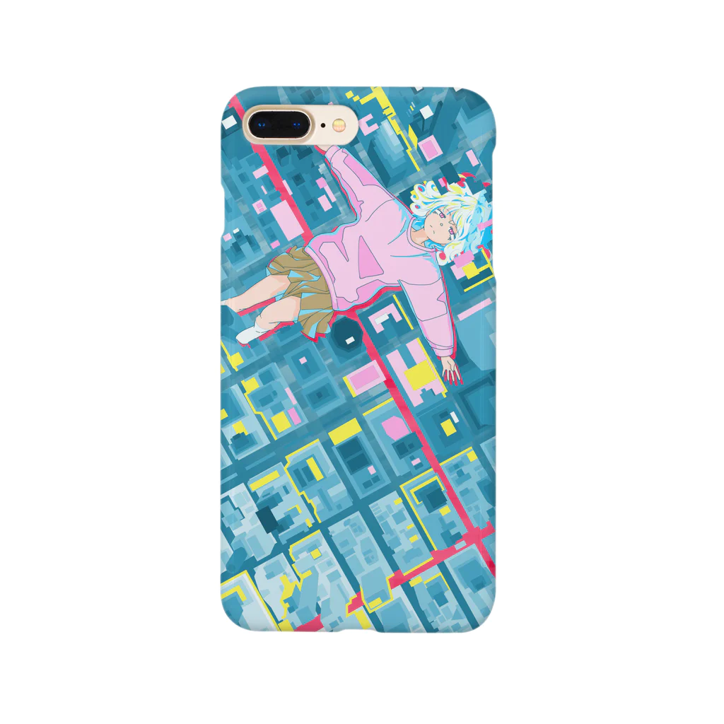 スギタヤスラの街中密度 Smartphone Case