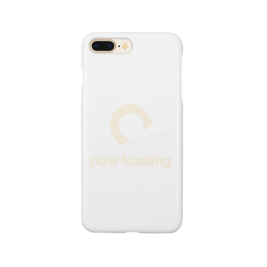 歯車デザインのナウローディング now loading しばらくお待ち下さい Smartphone Case