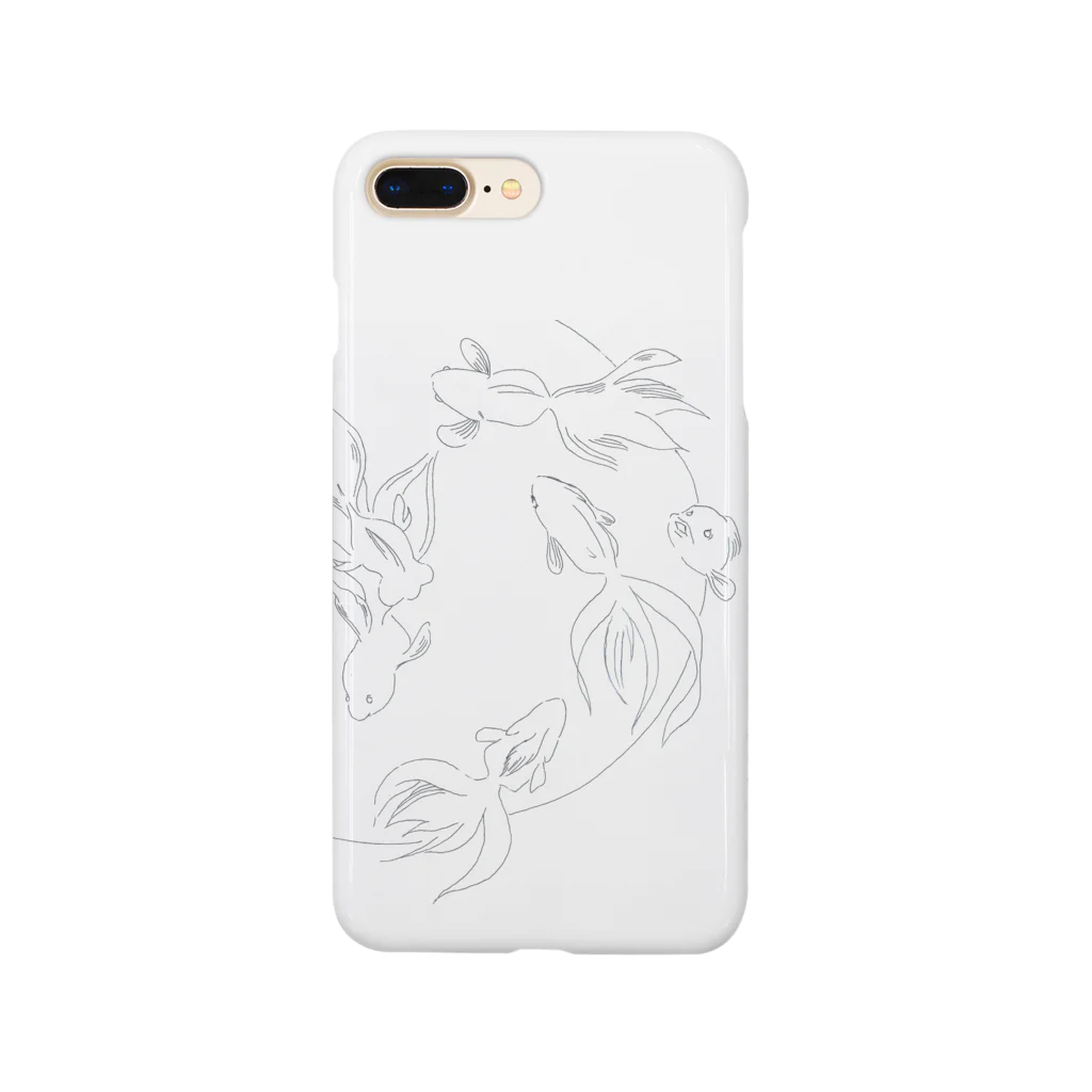 えんぎもんの縁起のいい金魚 Smartphone Case