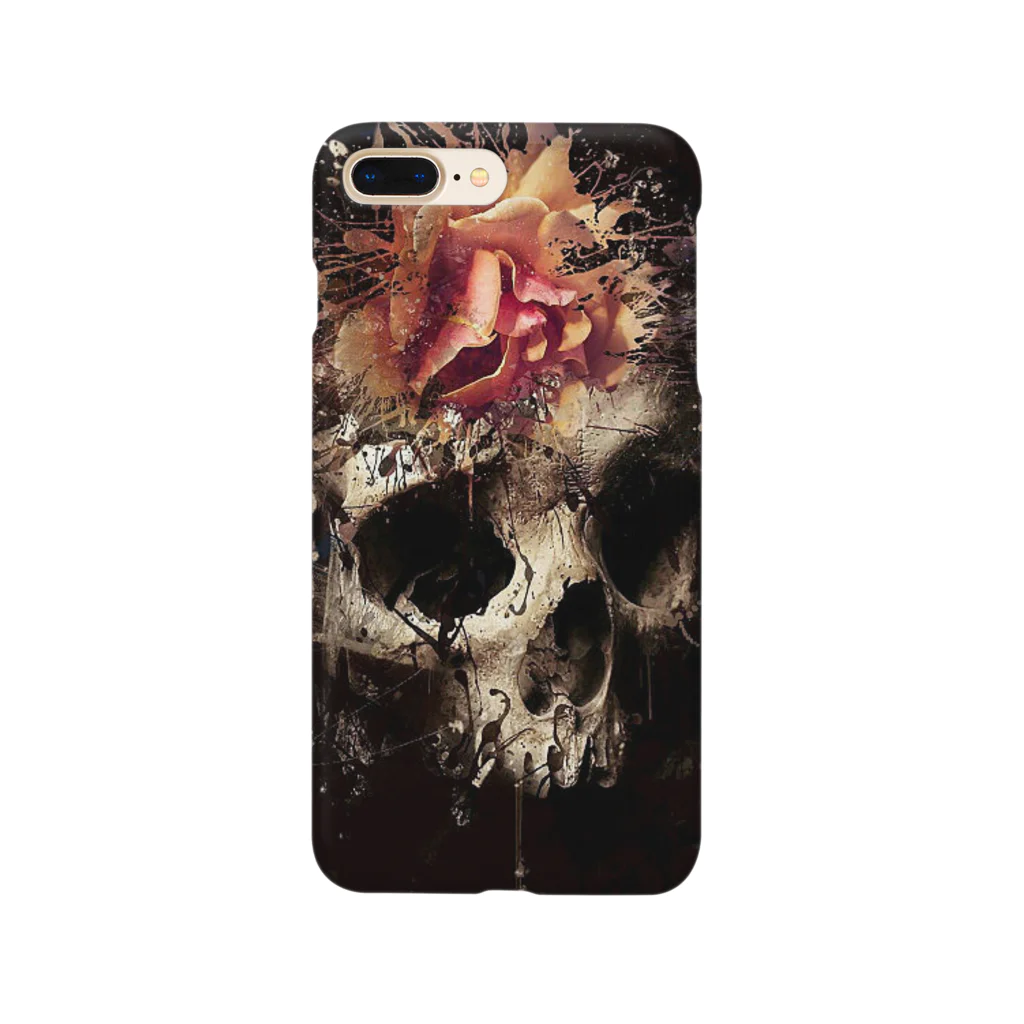 Darkness and individualityのscull Smartphone Case