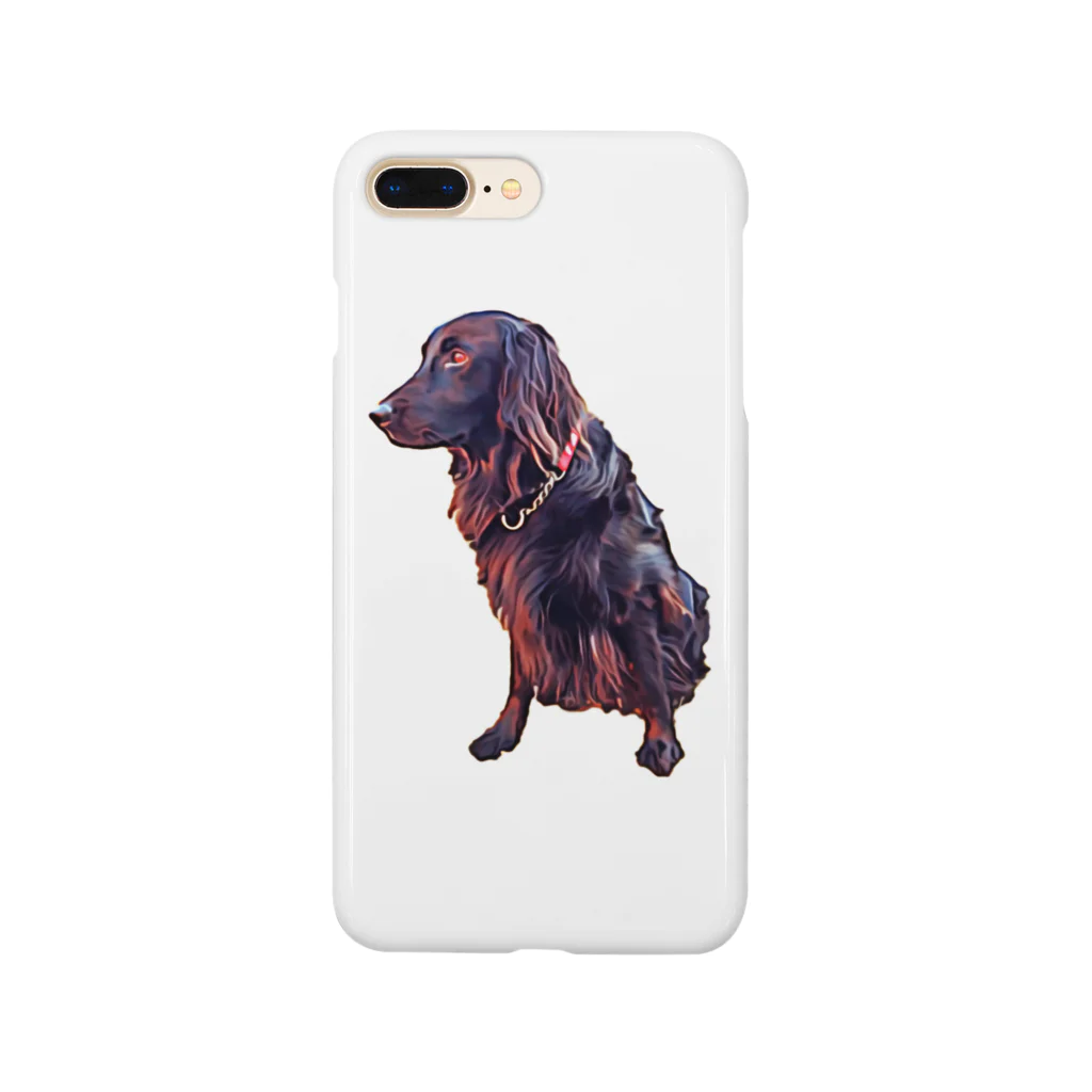 flatcoatedretrieverのflatcoated retriever Smartphone Case